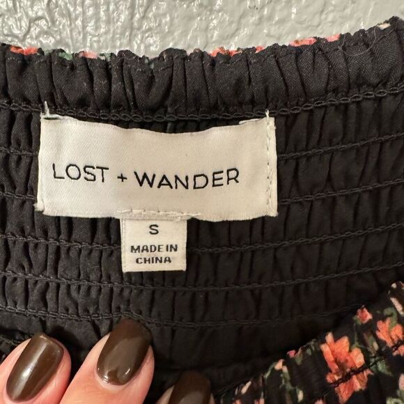 Lost + Wander Floral Tiered Skirt Size Small $88 retail - Picture 5 of 5